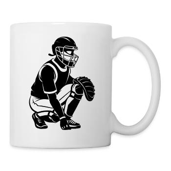Fastpitch Softball Catcher - Mug - white - Right