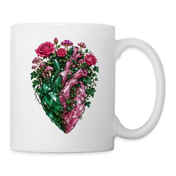 Crystal Heart Nature - Mug - white - Right