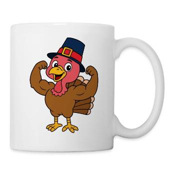 Turkey Pilgrim's Muscle - Mug - white - Right