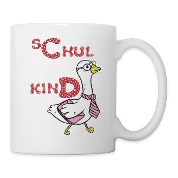 Schoolchild Duck - Mug - white - Right