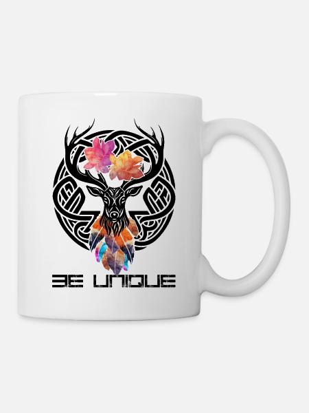 Hibiscus Tropical Spirit Kaleidoscope - Mug - white