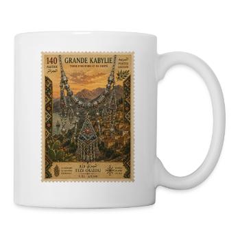 Bijoux Berbères sur Kabylie - Mug blanc - blanc - Droite