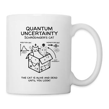 Mécanique quantique - Mug blanc - blanc - Droite
