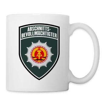 Volkspolizei Abschnittsbevollmächtigter Abzeichen - Tasse - Weiß - Rechts
