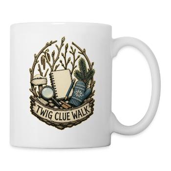 TWIG CLUE WALK - Tasse - Weiß - Rechts