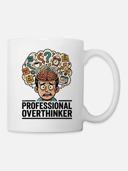 Professioneller Überdenker - Tasse - Weiß