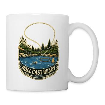 ROLL CAST READY - Tasse - Weiß - Rechts