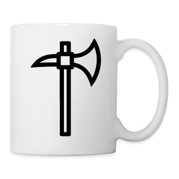 Axt - Tasse - Weiß - Rechts