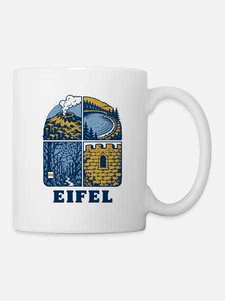 Eifel Motiv - Tasse - Weiß