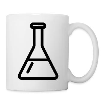Chemielabor Erlenmeyer Flask - Tasse - Weiß - Rechts