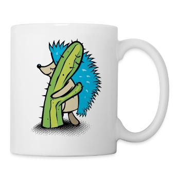 Würzige Umarmung - Tasse - Weiß - Rechts