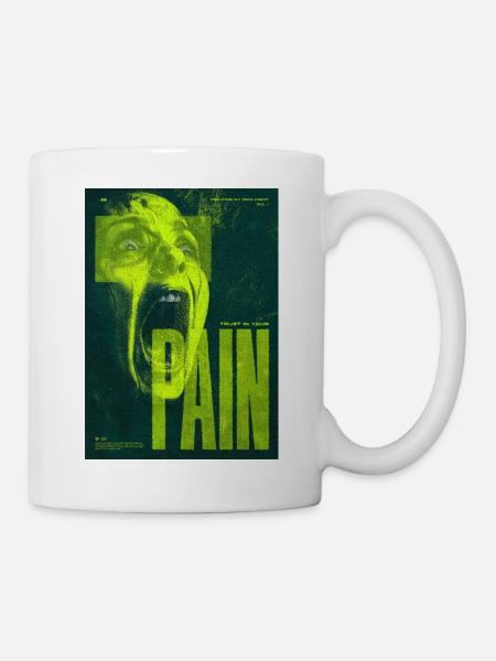 Vertraue deinem Schmerz psychische Gesundheit Horrorkunst - Tasse - Weiß