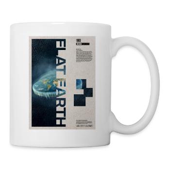 Flacherde-Theorie Moderne Kunst - Tasse - Weiß - Rechts