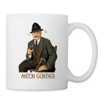 Liedermacher aus dem Erzgebirge: Anton Günther - Tasse - Weiß - Rechts