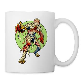 Mumie - Tasse - Weiß - Rechts