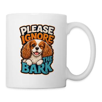 Kavallerier King Charles Spaniel - Tasse - Weiß - Rechts