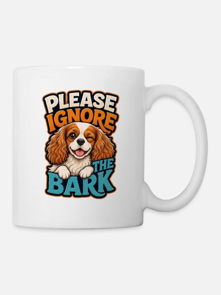 Kavallerier King Charles Spaniel - Tasse - Weiß