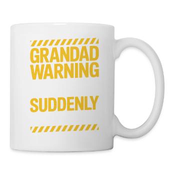 Opa Warnung: Ich kann jederzeit plötzlich ein Nickerchen machen - Tasse - Weiß - Rechts