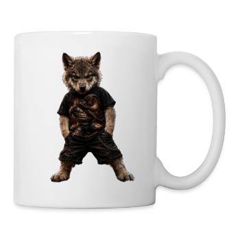 GRNDWLF Junior  - Tasse - Weiß - Rechts