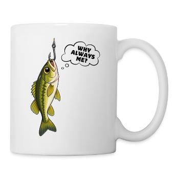 Warum immer ich - Tasse - Weiß - Rechts