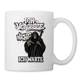 Sensenmann der Nacht - Tasse - Weiß - Rechts