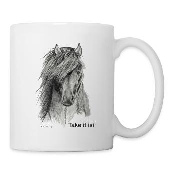 Islandpferd  - Tasse - Weiß - Rechts