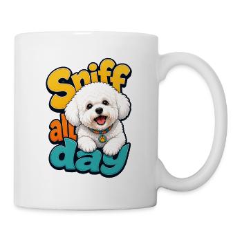 Bichon Frise - Tasse - Weiß - Rechts