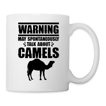 Kamel Spruch Humor - Tasse - Weiß - Rechts