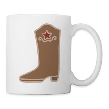 Südwestlicher Sternenstiefel - Tasse - Weiß - Rechts