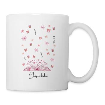 Lesezauber Herzbuch Funken - Tasse - Weiß - Rechts