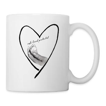 safe, loved & protected - Tasse - Weiß - Rechts
