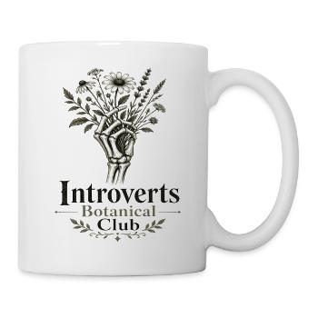 Introverts Botanischer Club - Tasse - Weiß - Rechts