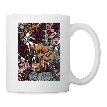 Pfifferlinge - Tasse - Weiß - Rechts