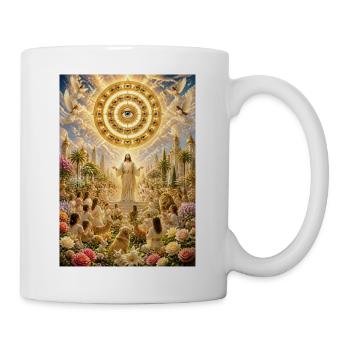 Gott Jesus Bibel Glaube Poster T-Shirt - Tasse - Weiß - Rechts