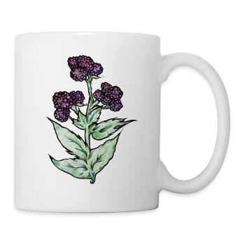 Purple Bloom Botanicals - Tasse - Weiß - Rechts