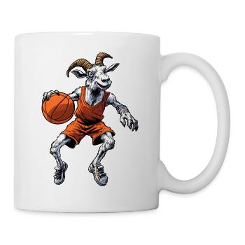 Ziegen Basketball / Bball Goat - Tasse - Weiß - Rechts