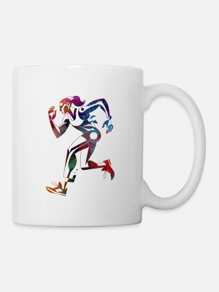 Läufer - Tasse - Weiß