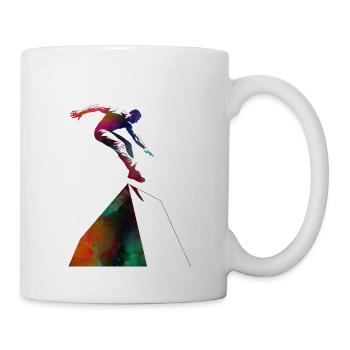 Parkour-Sportkunst - Tasse - Weiß - Rechts