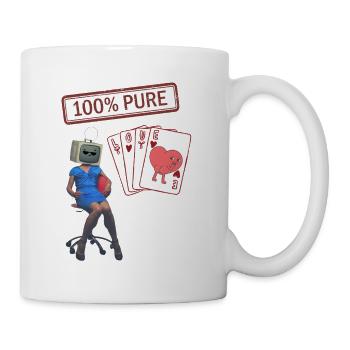 TechHeart Liebeskarten - Tasse - Weiß - Rechts