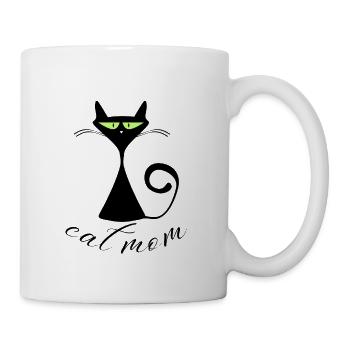 Katze Mama - Tasse - Weiß - Rechts