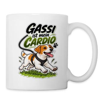 Gassi ist mein Cardio - Tasse - Weiß - Rechts