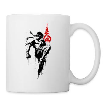 Nak Muay – Muay-Thai-Kämpfer - Tasse - Weiß - Rechts