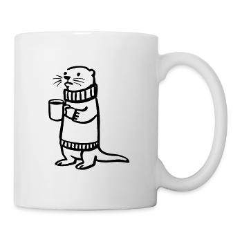 Otter Graphic - Tasse - Weiß - Rechts
