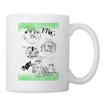 Funny Frog life - Tasse - Weiß - Rechts