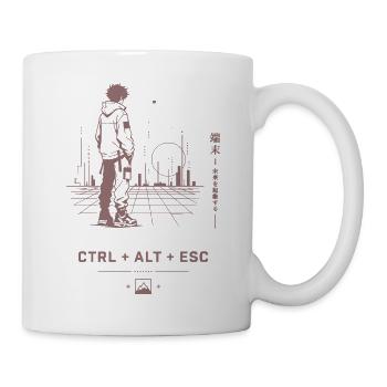 Ctrl Alt Esc: Retro City Walk - Tasse - Weiß - Rechts