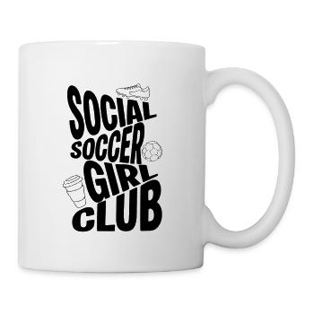 Soccer Girl Club - Tasse - Weiß - Rechts