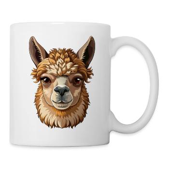 Alpaca Head - Tasse - Weiß - Rechts