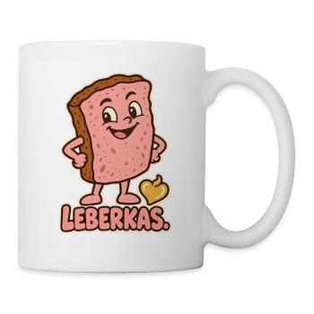 Leberkas Kostüm Paar - Tasse - Weiß - Rechts