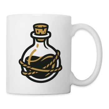 Zaubertrank Flasche Grafik - Tasse - Weiß - Rechts