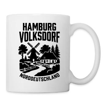 Volksdorf Hamburg Walddörfer  - Tasse - Weiß - Rechts
